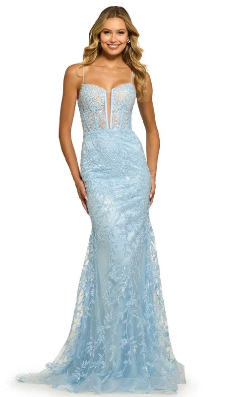 Affordable Online Boutiques Sherri Hill 55526 - Lace-Up Back Gown