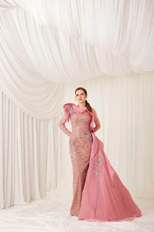 Flash Sales Today MNM COUTURE 2794 - Beaded Sequins Gown