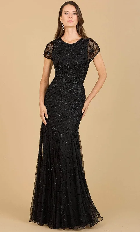 Online Boutiques Lara Dresses 29224 - Beaded Lace Gown