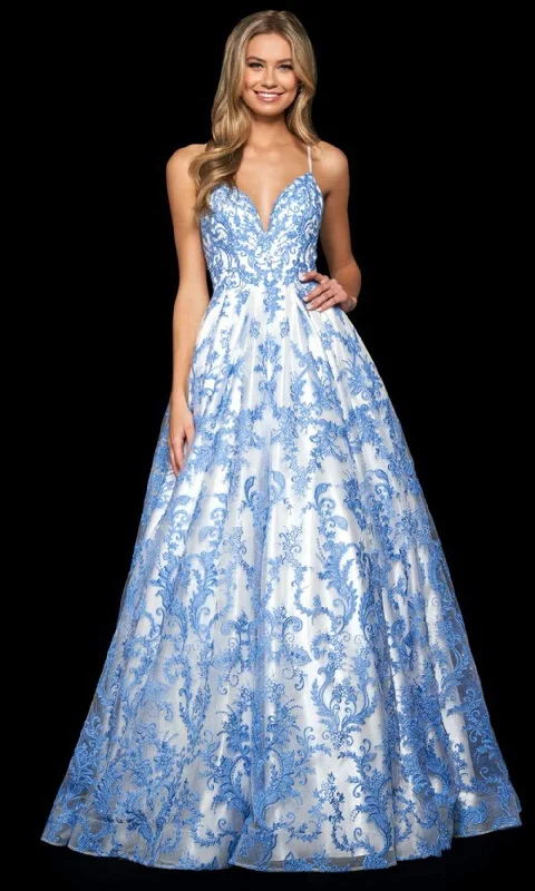 Fashion-forward Women's Clothing Sherri Hill 53921 - Sweetheart Embroidered Ballgown