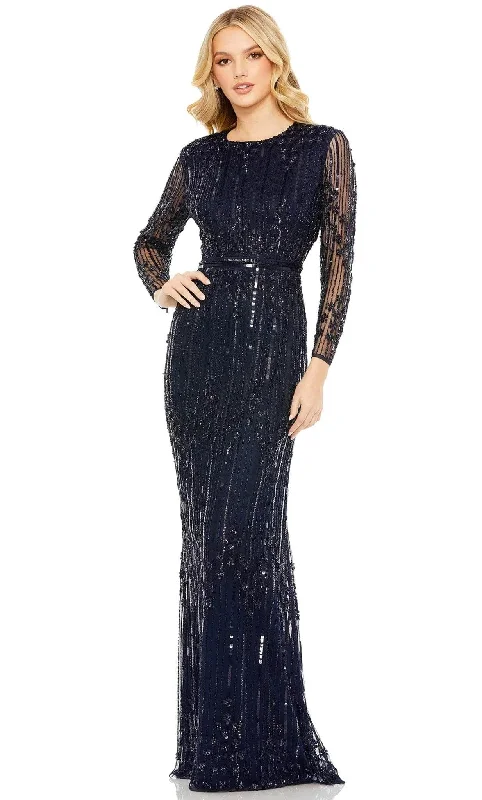 Affordable Women's Clothing Online Mac Duggal 93781 - Long Sleeve Evening Gown