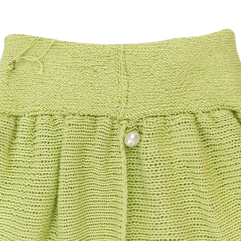 Chic Women's Outfit Ideas BETROTHED LIME MINI SKIRT