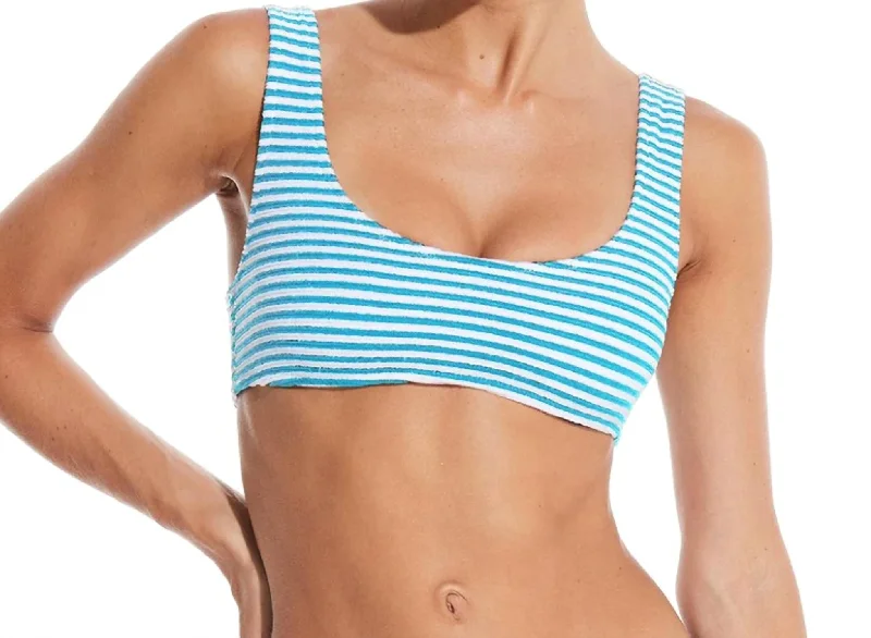 Clothing For Women Elle Striped Top In Keys Blue