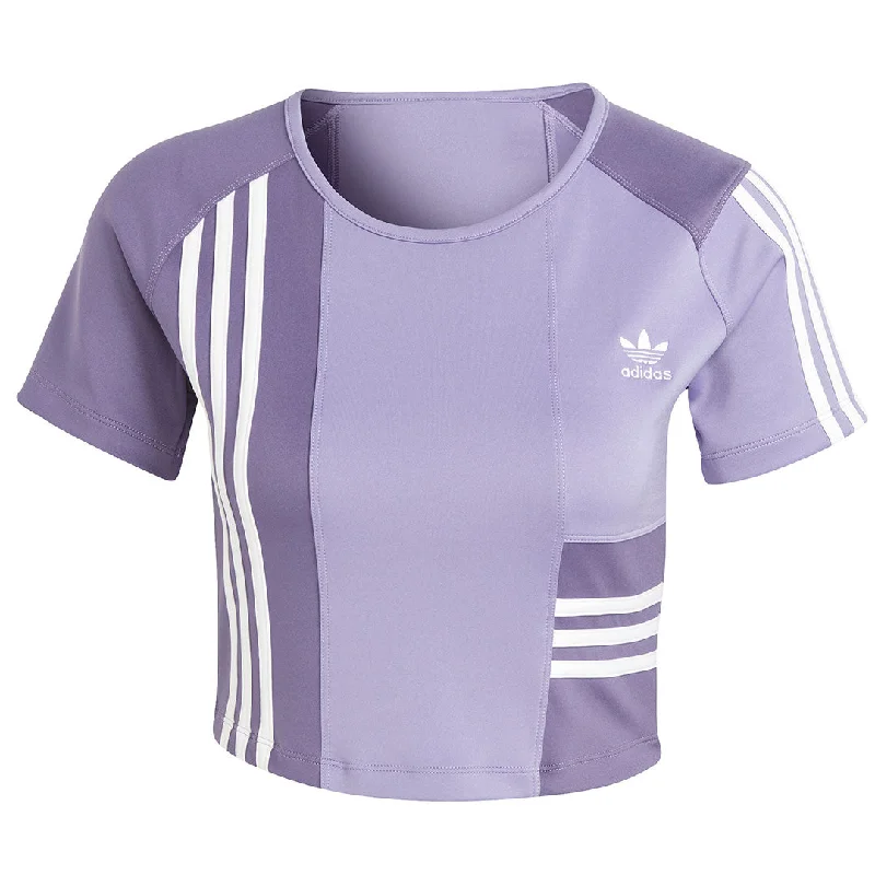 Plus Size Women Wear adidas - Women's Adicolor Crop T-Shirt (IC2378)