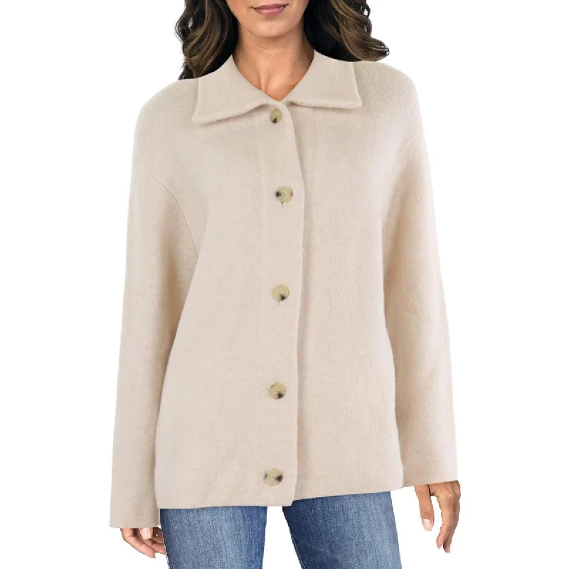 Timeless Women's Outfit Womens Collar Long Sleeve Cardigan Sweater