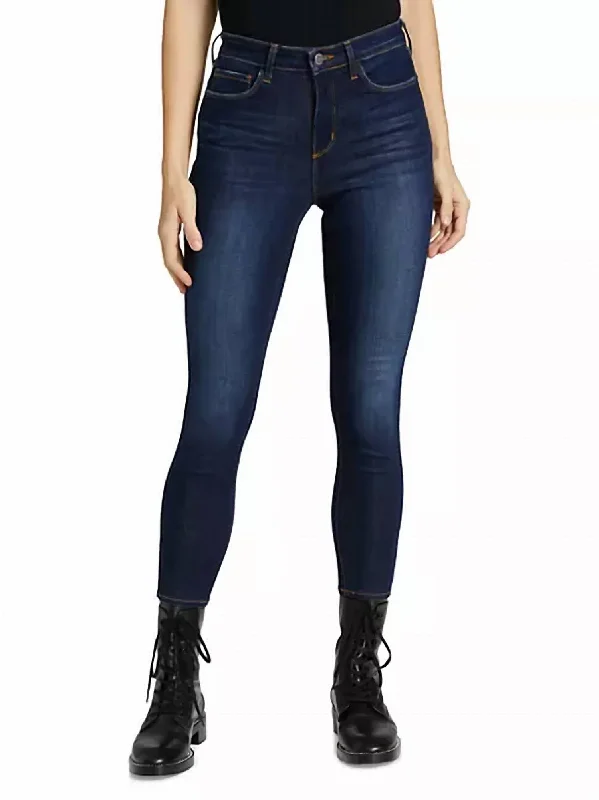 Women Clothes Margot High Rise Skinny Jeans In Baltic