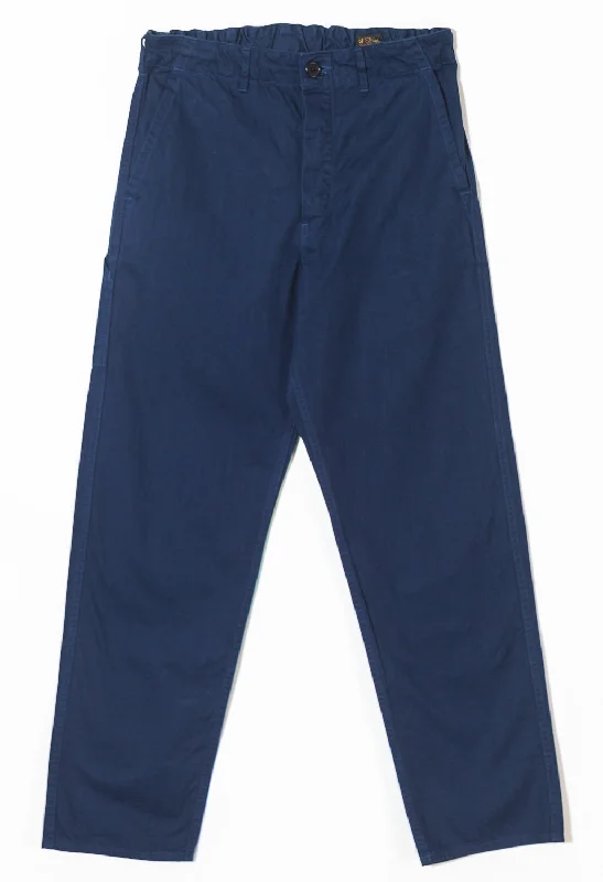 Women Wear Boutique orSlow French Work Pants - Blue