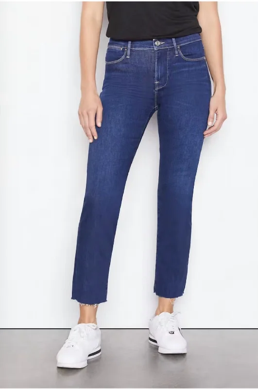 Comfortable Women's Clothes Le High Straight Denim In Sanctuary