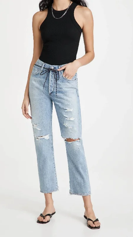 Stylish Women's Clothing Katia Straight Jeans In Firecracker