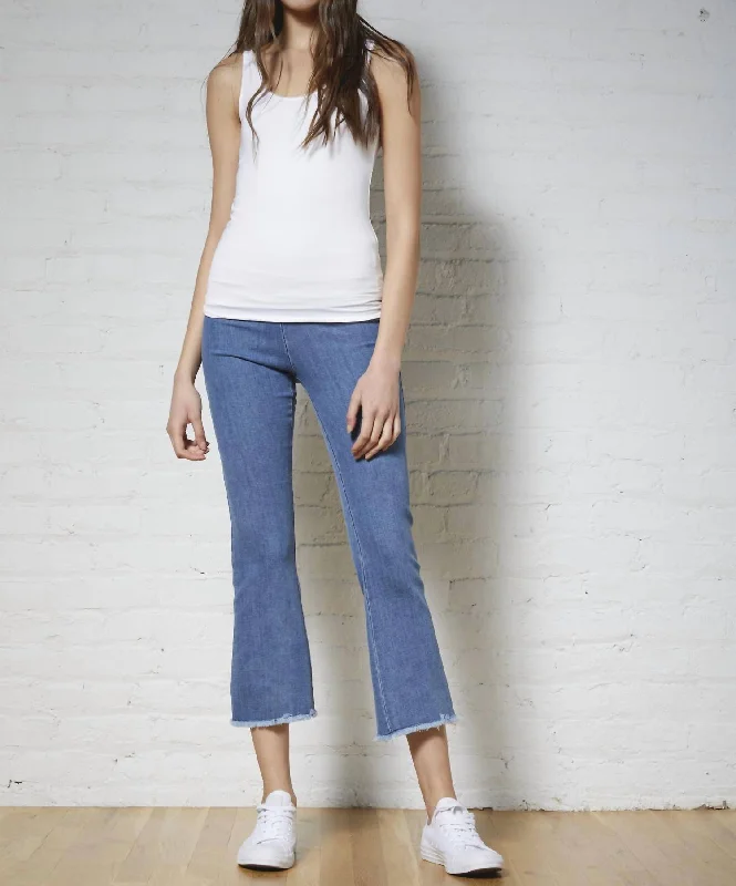 Trendy Online Boutiques Leo Fray Hem Jean In Denim