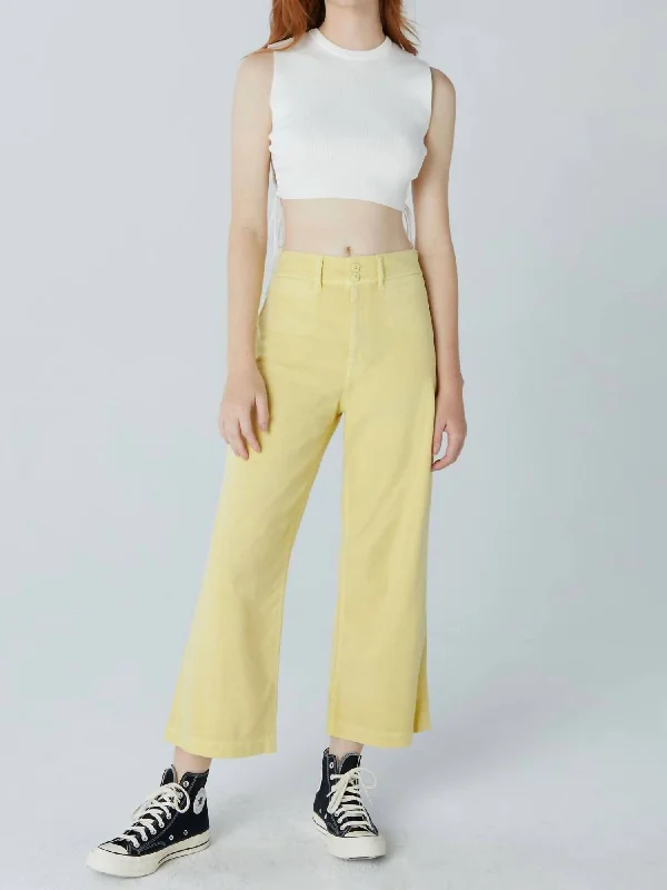 Women's Casual Clothing For Lounging Gemma Jeans In Citrine