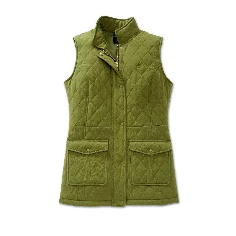 Charming Women's Clothes For Special Events Ladies Quilted Quail Vest