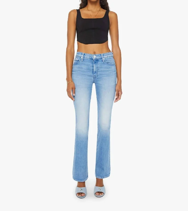 Shop Ladies Clothes The Weekender Flare Jeans In Mediterranean Muse