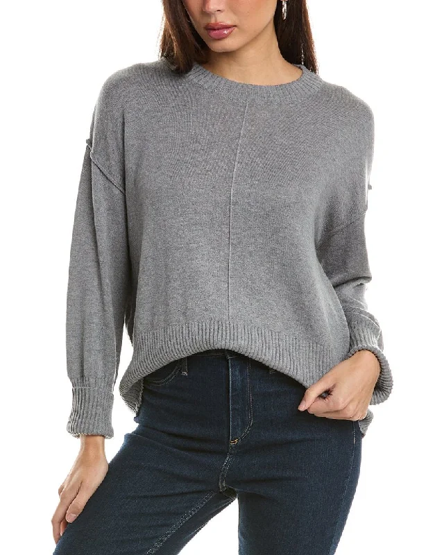 Vintage Women's Fashion Hannah Rose Bungalow Boxy Cashmere-Blend Sweater