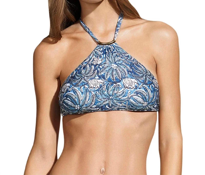 Chic Women's Clothing for Date Nights Thai High Neck Halter Bikini Top In Jakarta