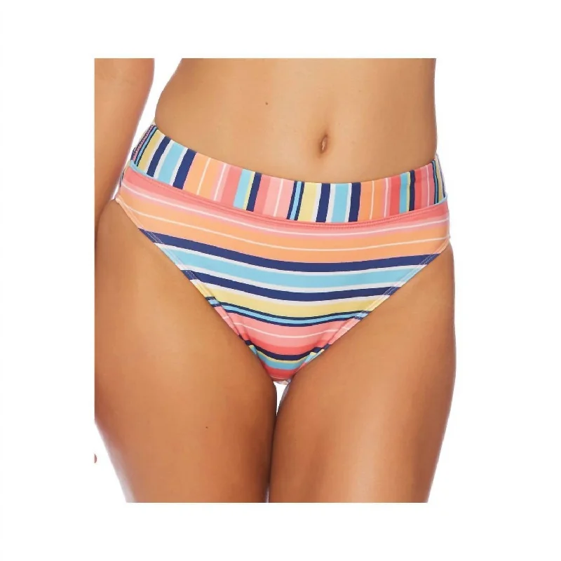 Affordable Women's Outfit High Leg Bikini Bottom In Juicy Fruit Multi