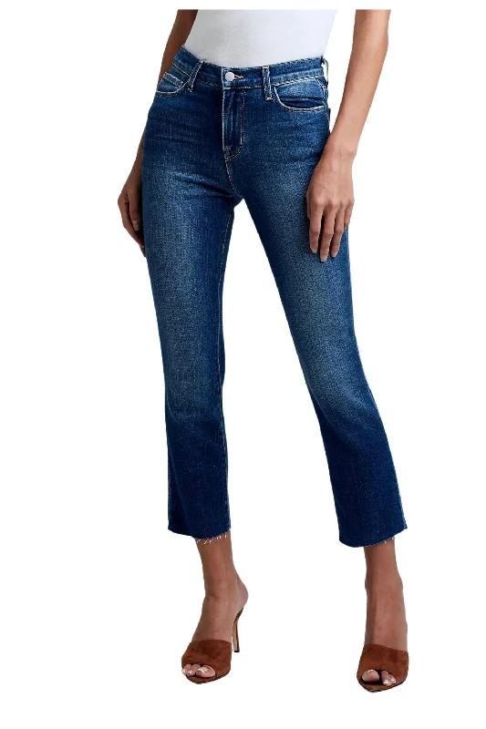 Contemporary Women's Clothing Sada High Rise Crop Slim Jean In Sequoia