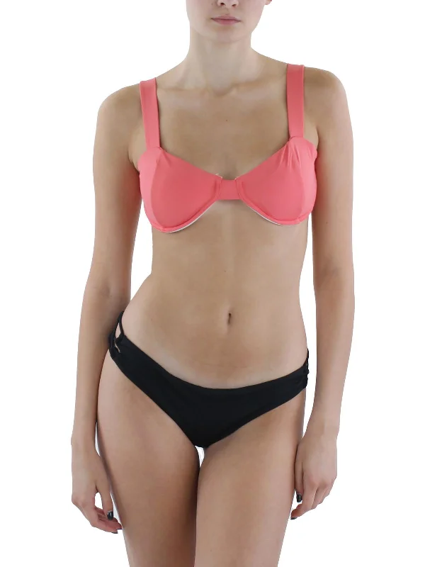 Flash Sales This Week Womens Halter Solid Bikini Swim Top