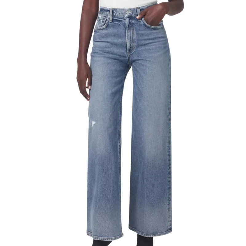 Bold and Elegant Women's Fashion Paloma Baggy Jeans In Ascent