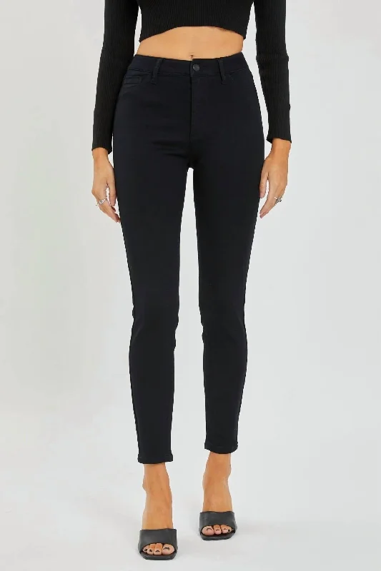 Affordable Women's Clothing Online High Rise Super Skinny Jeans In Black