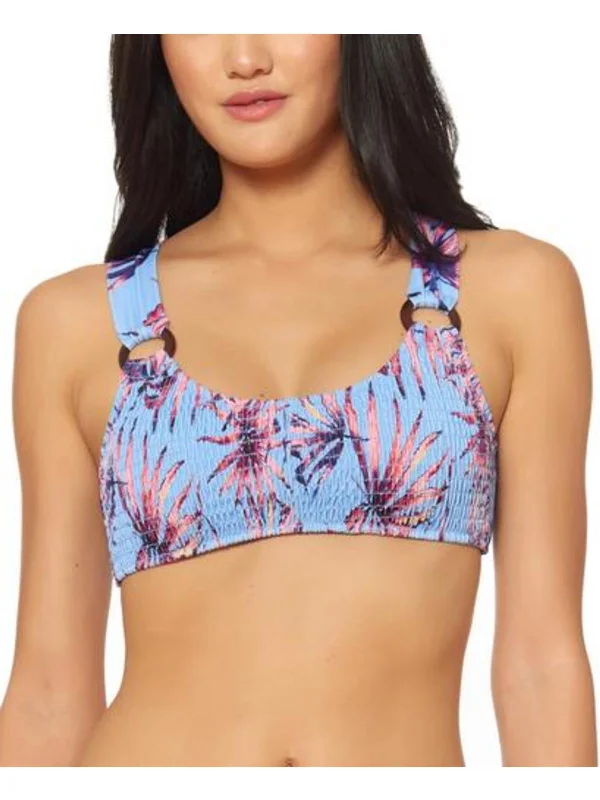 Chic Women's Outfit Ideas Womens Floral Halter Bikini Swim Top