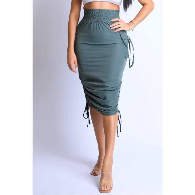 Women's Evening Wear Windbreaker Skirt