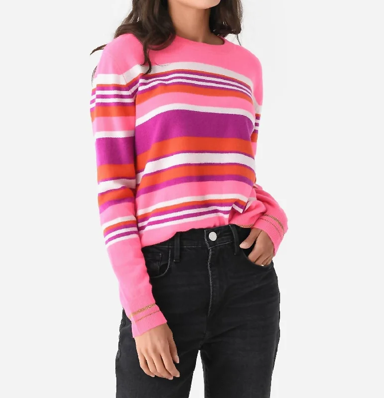 Women's Stylish Professional Apparel Super Sonic Pullover In Supersonic Stripe