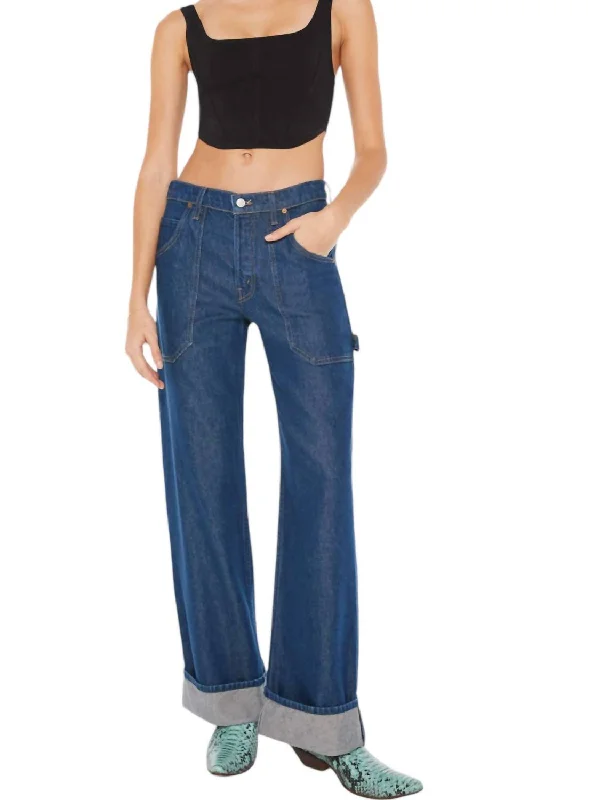 Women's Elegant Outfit The Smoothie Carpenter Sneak Denim Jeans In Clean Your Plate