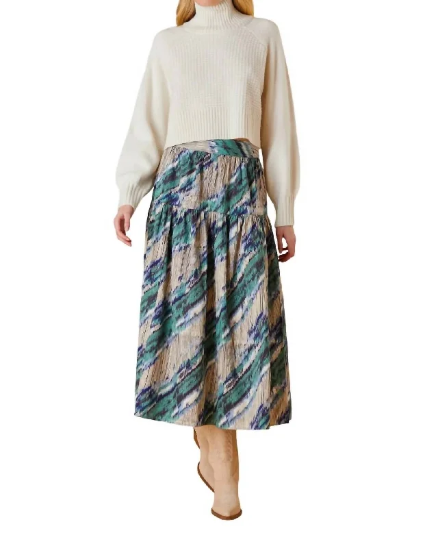 Summer Sale Quinn Midi Skirt In Banding