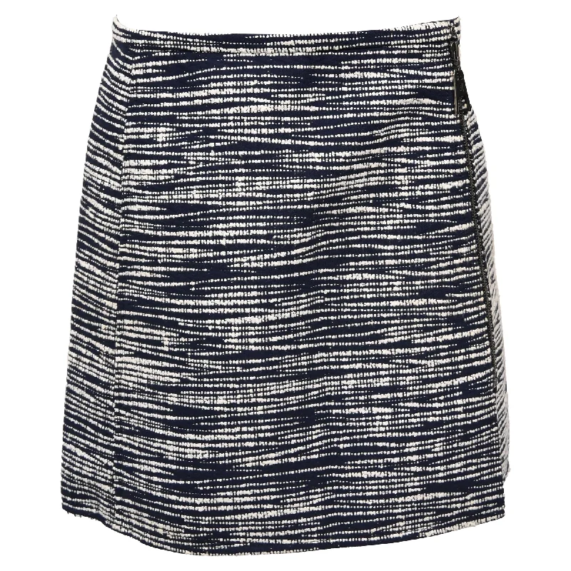 Women's Evening Wear Louis Vuitton Printed Mini Zipped A-Line Skirt in Multicolor Wool