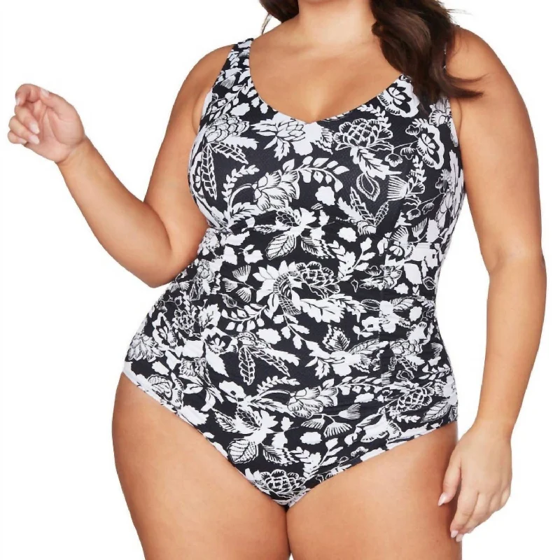 Women's Weekend Outfit Cantata Forte Hayes Underwire One Piece In Black