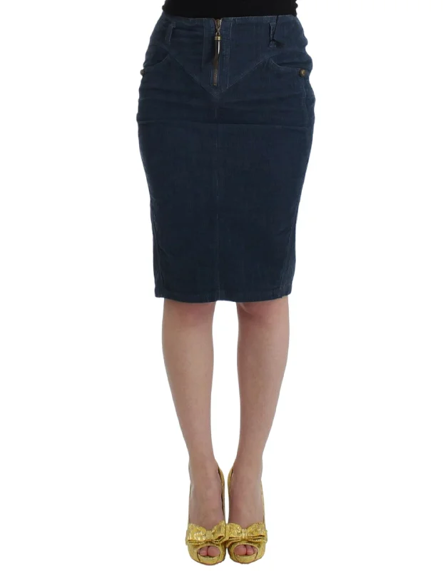 Women's Work Outfit Cavalli Elegant  Pencil Women's Skirt