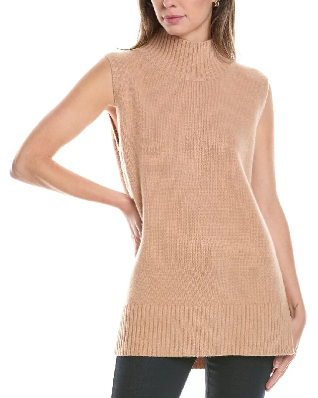 Women's Classic Outfit Reiss Gazelle Wool & Cashmere-Blend Funnel Neck Top