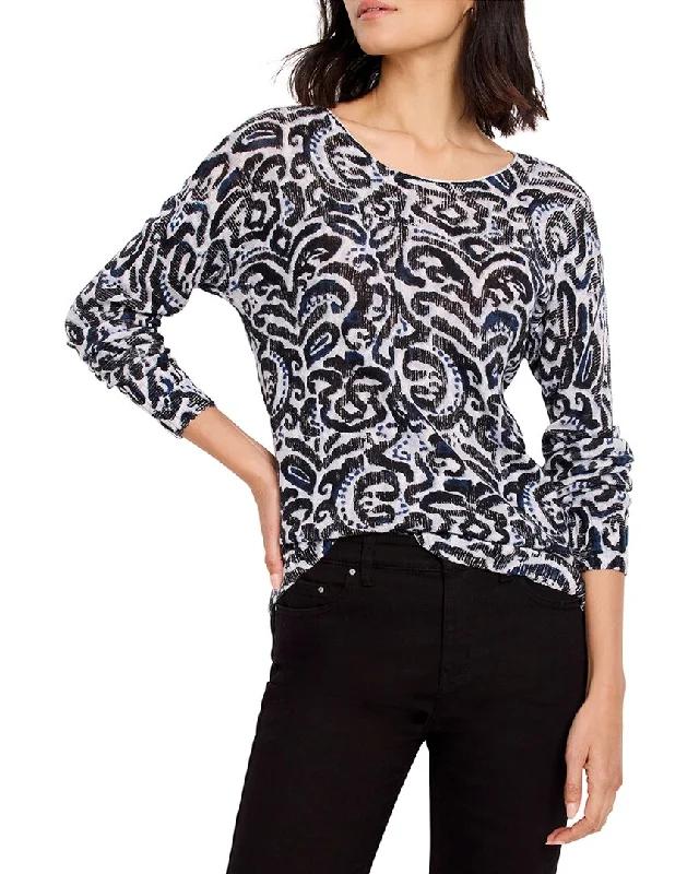 Women's Party Outfit NIC+ZOE Tossed Paisley Sweater