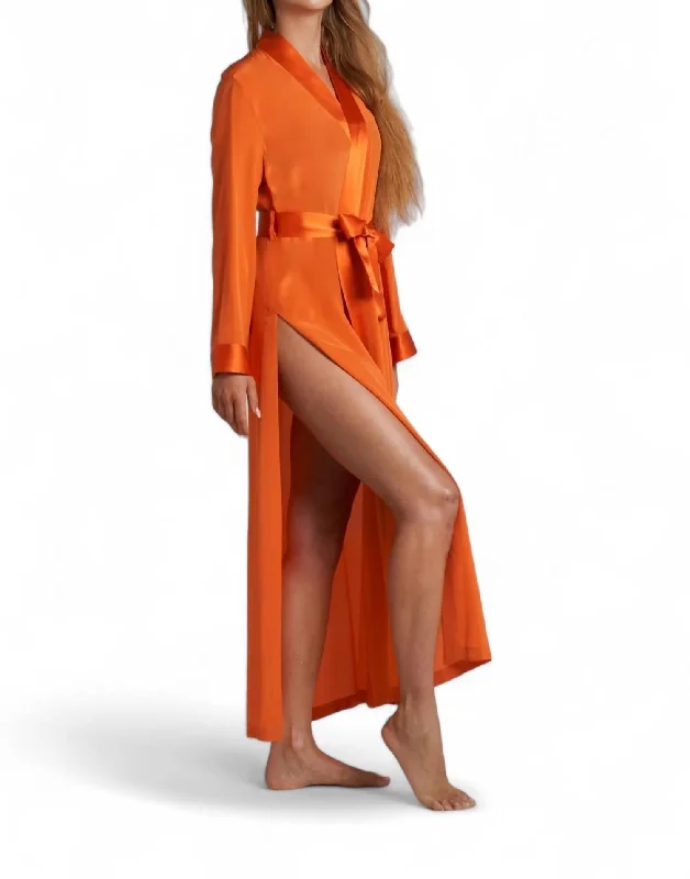 Clothing Brands Kiki Robe In Orange