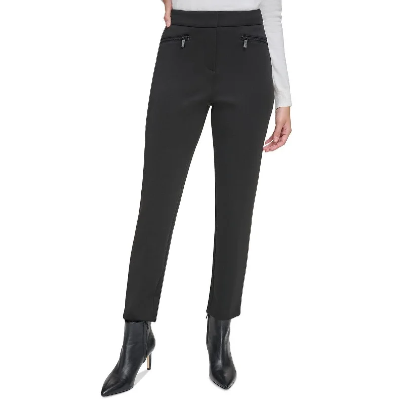 Comfortable Women's Outfits Womens Straight Leg Ankle Dress Pants