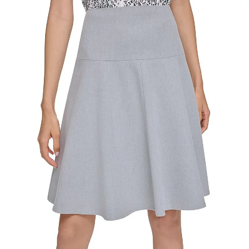 Casual Style for Busy Women Womens Lined Above Knee A-Line Skirt