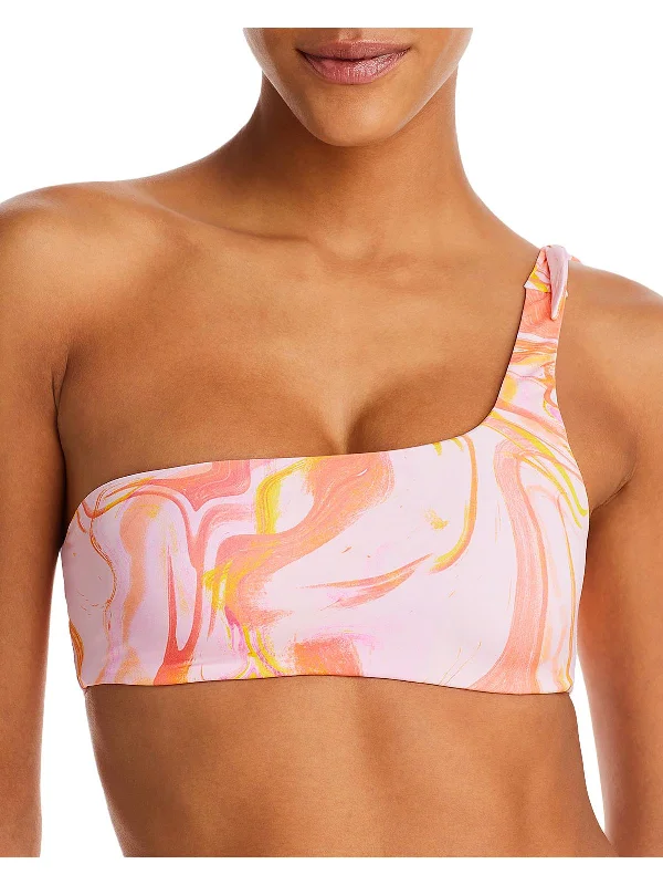 Online Shopping Boutiques Womens Printed Nylon Bikini Swim top