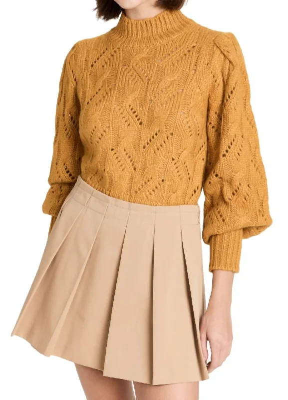 Women's Clothing for Every Occasion Wilden Sweater In Gold