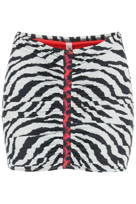 Vintage-Inspired Women's Clothes Reina Olga Women's Geraldina Animalier Mini Skirt