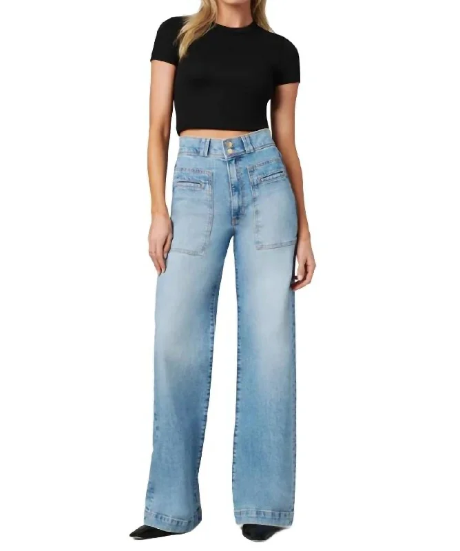 Unique Women's Fashion Pieces Jane Wide Leg Jean In Get It Together