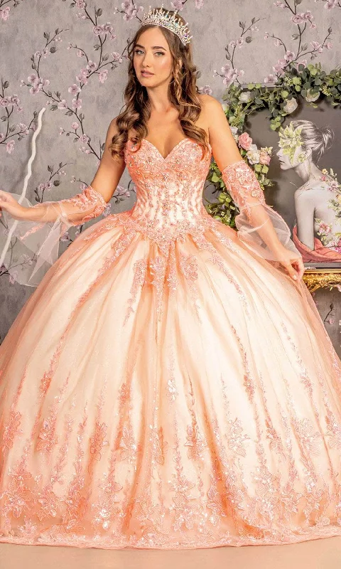 Trendy Online Boutiques GLS by Gloria GL3235 - Embellished Sweetheart Ballgown