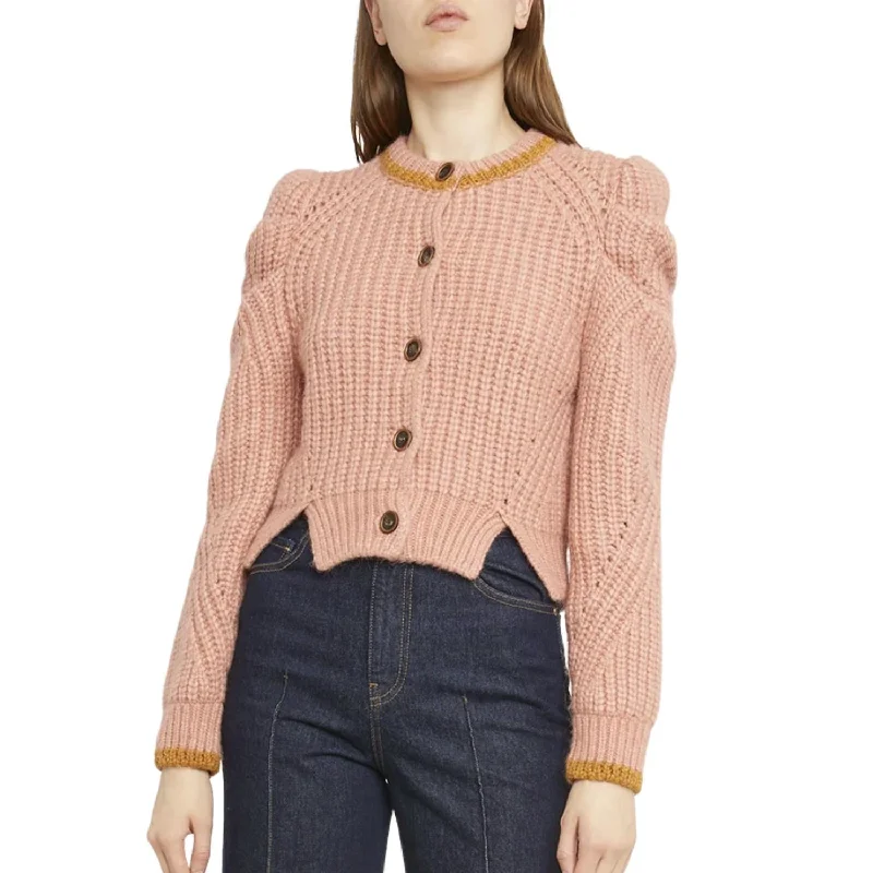 Women's Clothing for All Occasions Elle Cardigan In Rosewood