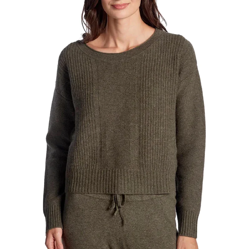 Early Bird Offer The Hazel Sweater In Military