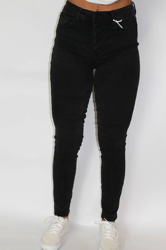 Formal Outfit For Women Haylie High Rise Skinny Jeans In Black