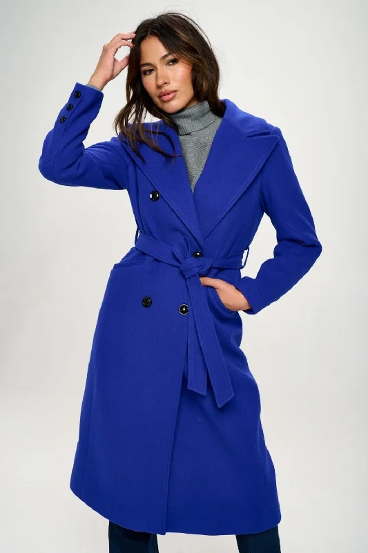 Clothing Sales Longline Coat with Belt