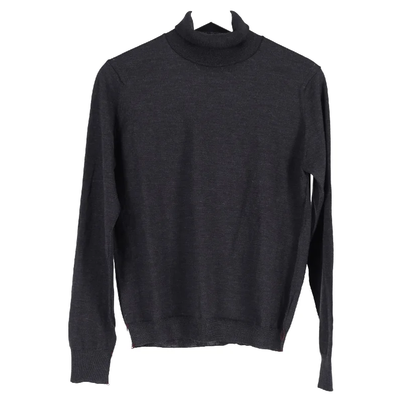 Sale On Sale Maison Margiela Loose Thread Turtleneck Sweater in Grey Wool