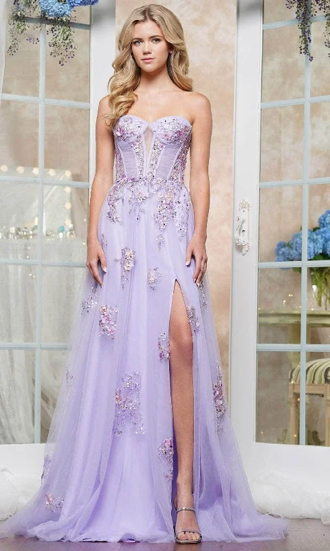 End Of Season Sale Clothing Colors Dress 3575 - Sweetheart Ruched Corset Prom Gown