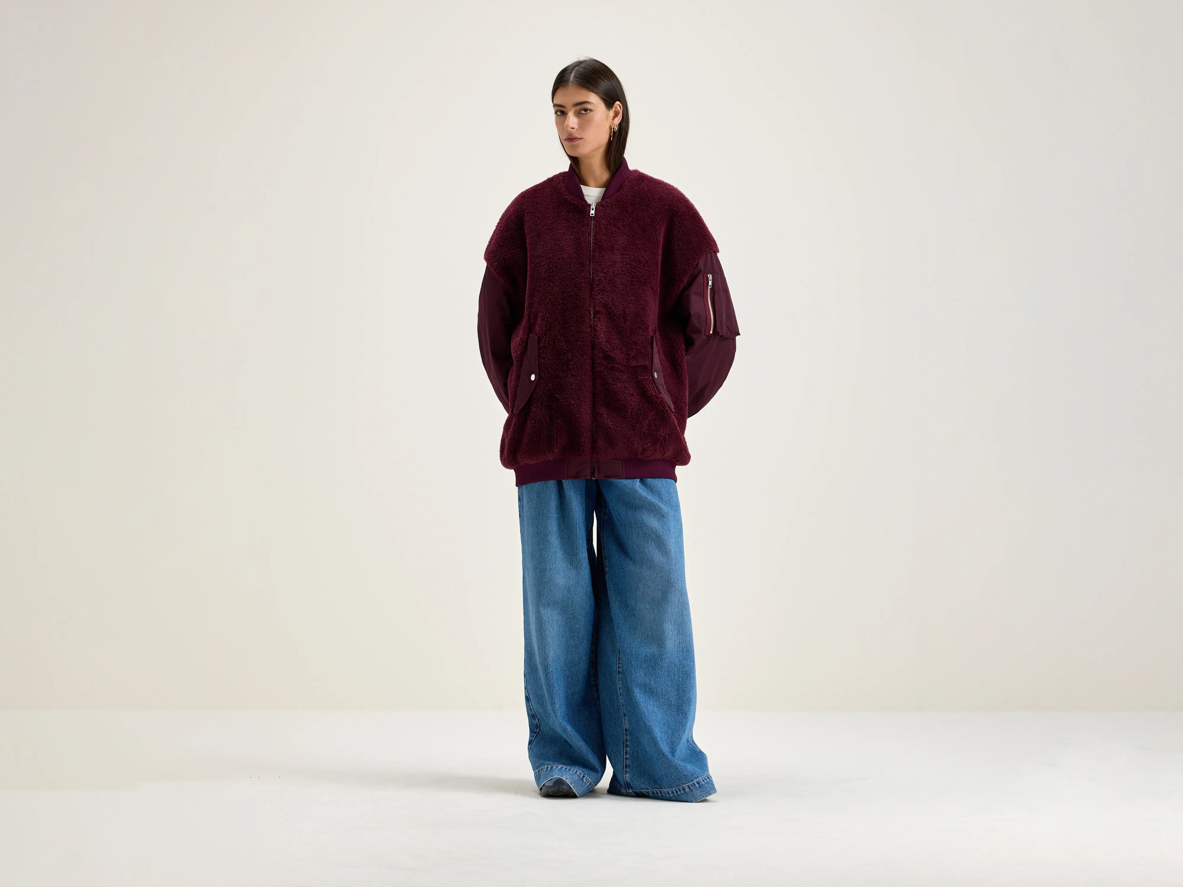 Women's Clothes for All-Day Comfort and Style Highway bomber (242 / W / WINE)