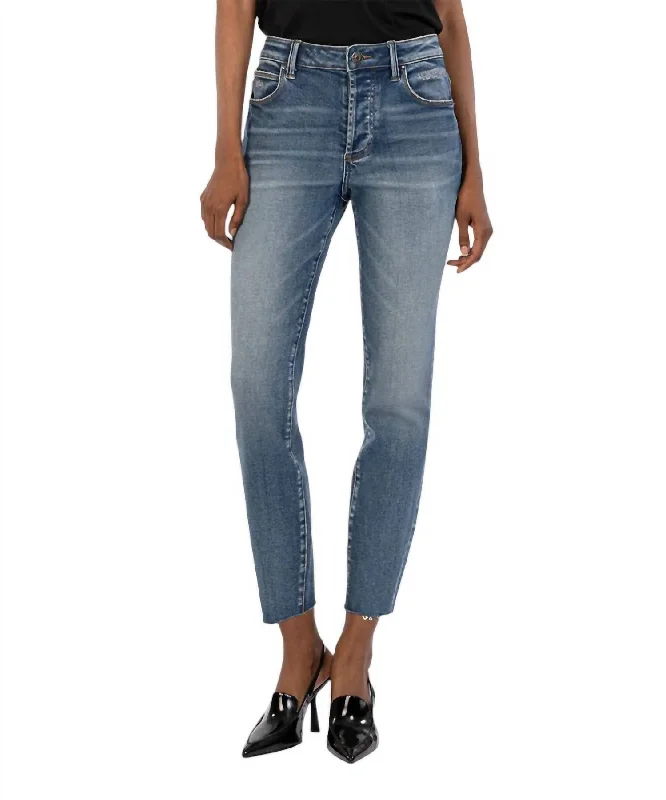 End Of Season Sale Clothing Charlize High Rise Cigarette Jean In Self Wash With Dark Stone